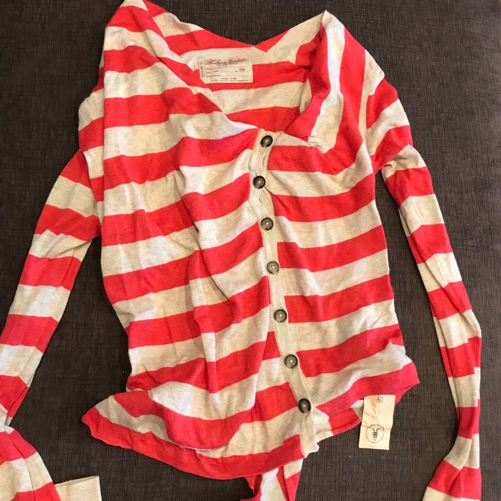All Saints Asymm Cardigan XS